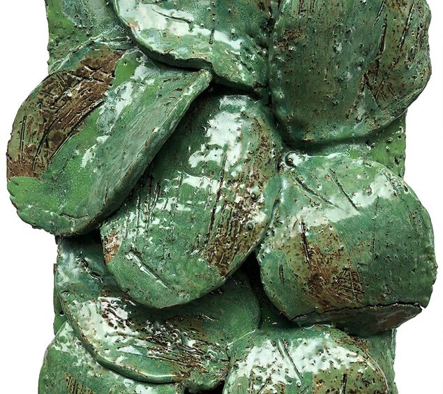 "Orejas Verde" · Wandrelief · 33 x 22 cm · Keramik 2021