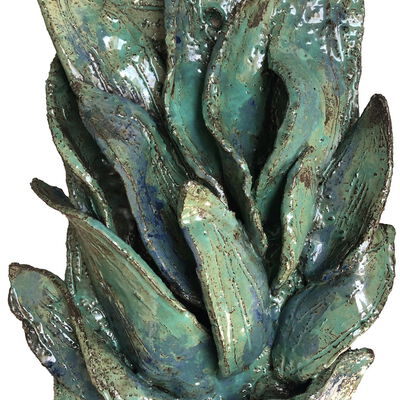 "Julio" · wall relief · 23 x 38 cm · ceramic 2021